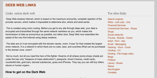 Deep Web Links Tor